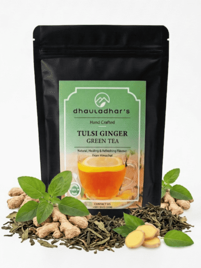 Dhauladhar’s Tulsi Ginger Green Tea