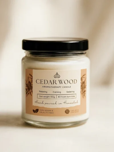 Cedarwood Aromatherapy Candle